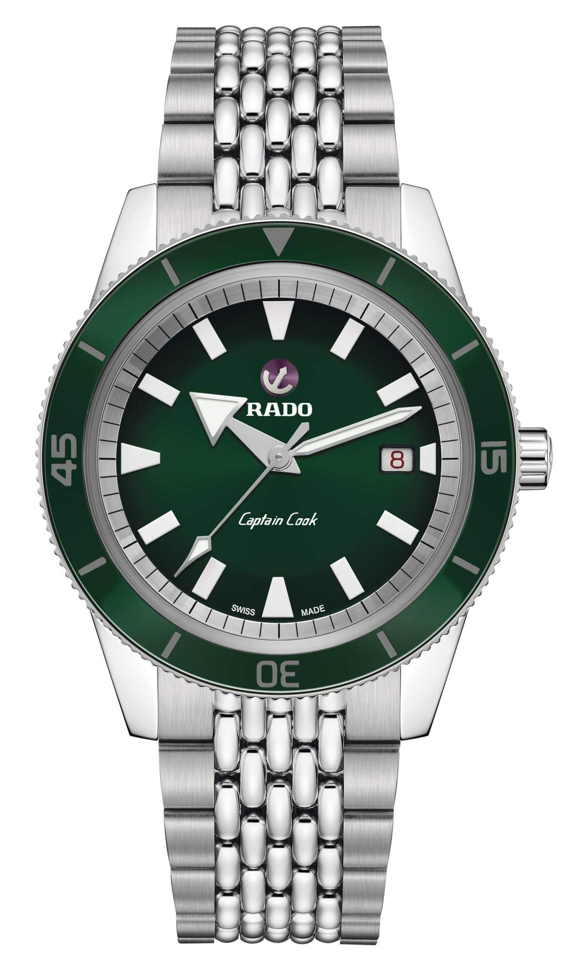 Reloj Automático Rado Captain Cook Suizo 42 mm, Verde, Reloj Automático: Compra Online al Mejor Precio en U