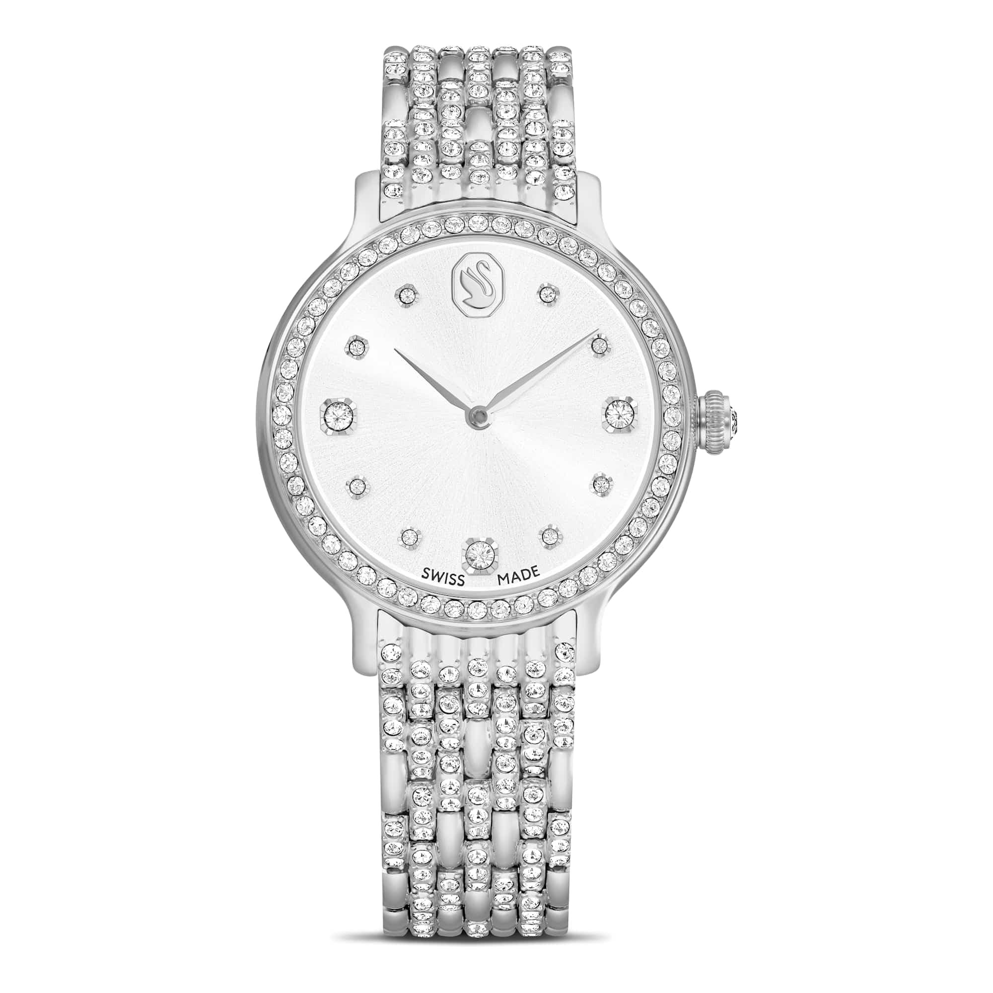 Reloj Swarovski Imber, fabricado en Suiza, pulsera de metal, tono plateado, acero inoxidable: compre en línea en el mejor de los casos