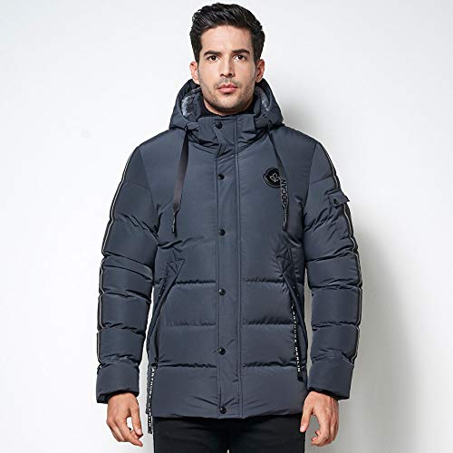 GYXYYF Chaqueta cálida de invierno de diseñador de alta calidad para hombre, abrigo Parka, chaqueta de viento para hombre, termal fuerte informal