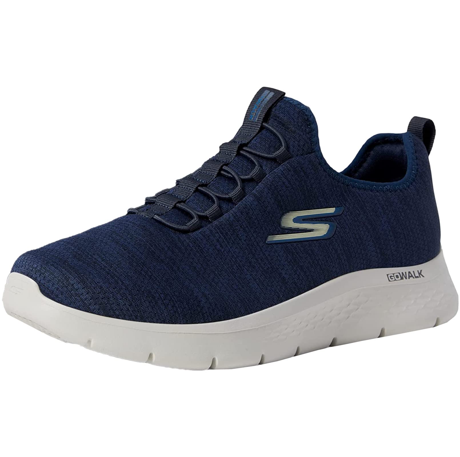 Amazon.com | Gowalk Flex - Zapatos deportivos informales sin cordones para caminar con zapatillas de espuma refrigeradas por aire | Fas